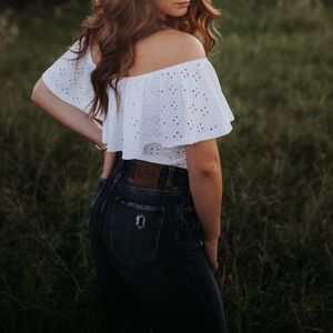 Off-the-shoulder body suit